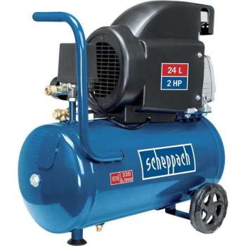 Scheppach HC26 Compressor - 1500W - 8 bar - 24L Tankinhoud