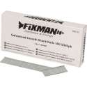 Fixman Gegalvaniseerde 18 Gauge - Tacker Spijkers - Gladde Schacht - 16 x 1,25 mm. - 5000 stuks