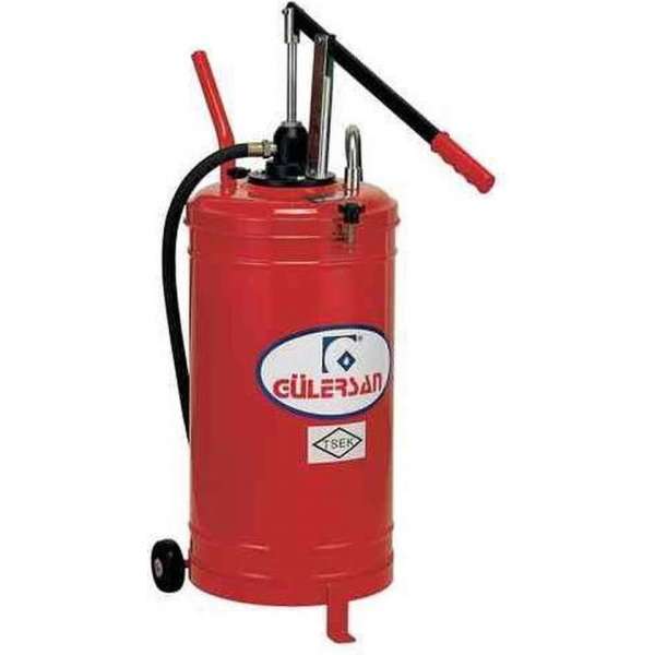 Gülersan Model 2025, handbediende vetpomp, 20 liter