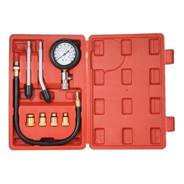 Staxxis® Compressietester Voor Benzinemotor - Compressie Tester - Auto Test Kit - Benzinemotoren - 0-300 PSI