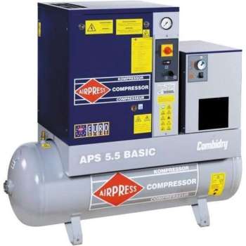 Airpress Schroefcompressor APS 5.5 Combi DRY Basic