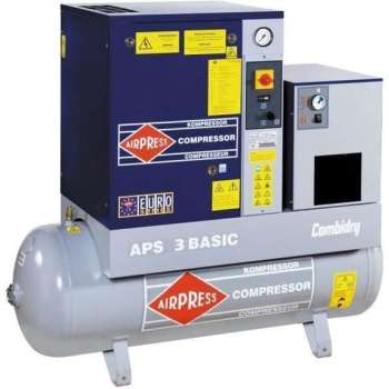 Airpress Schroefcompressor APS 3 Combi DRY Basic