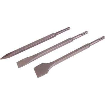 Silverline 515779 3 Delige SDS-Plus beitel set