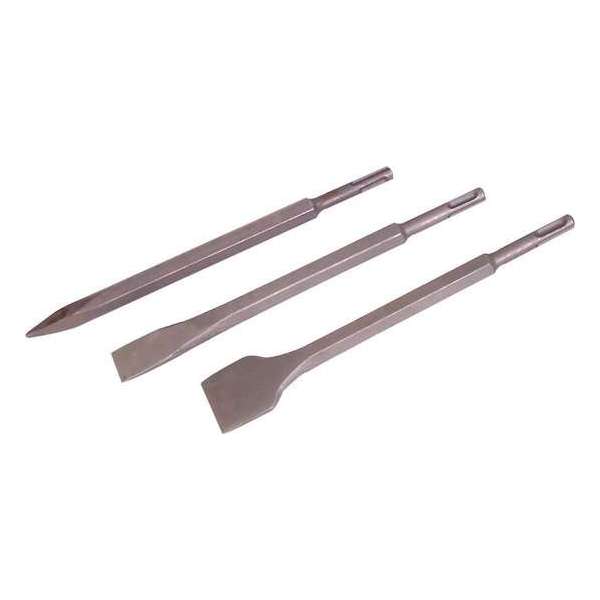 Silverline 515779 3 Delige SDS-Plus beitel set