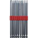 Hofftech Lang Bit Set 150 mm. PZ1-3, PH1-3, torx (10 Delig)