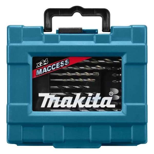 MAKITA Boor/Bit Set D36980 - 34-delig