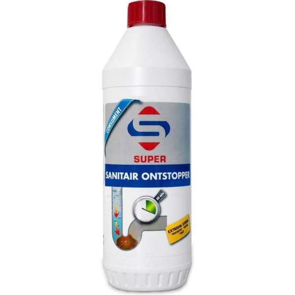 SUPER Sanitair Ontstopper 1L DE KRACHTIGSTE ONTSTOPPER VOOR CONSUMENTEN!