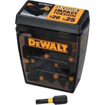 DeWalt DT70557T Impact schroefbits - Torsion - T20 x 25mm (25st)