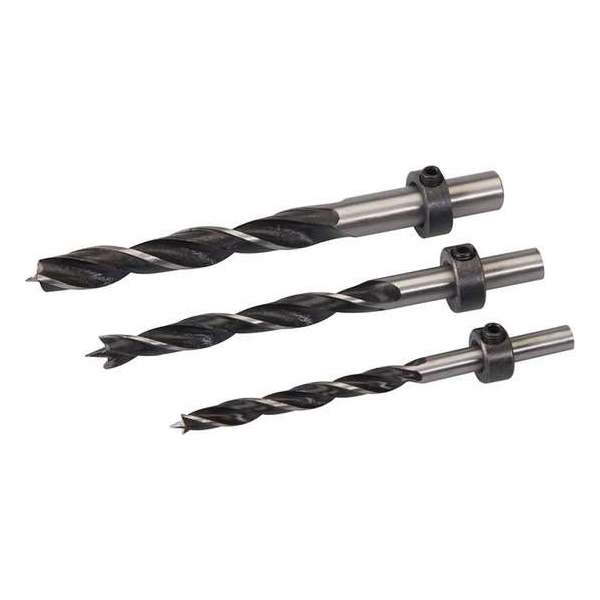 Silverline Deuvelboor Set - 6, 8 en 10 mm. - 3 Delig