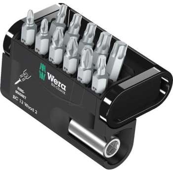 Wera 5057422001 12-delige Bit-Check 12 Wood 2 Bitset