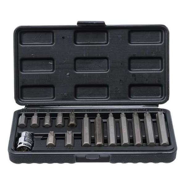 BGS - Torx bitset 15 delig - T20 - T25 - T30 - T40 - T45 - T50 - T55 - Komplete set -  BGS 5040