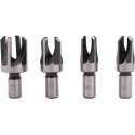 Topgear Proppenboor Set - 6, 8, 10 & 13 mm. - 4 stuks