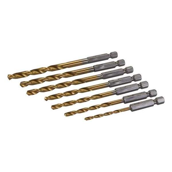 Silverline 819714 7 delige Metaalboren set - 3-6,5 mm