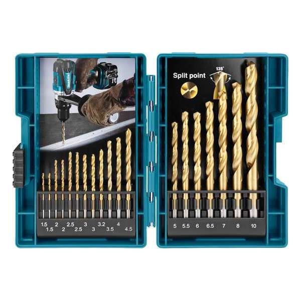 Makita D-67527 Metaalborenset 19-delig