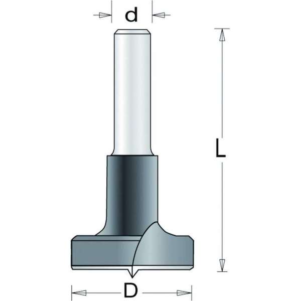 RvSTools RVS Scharnierboor 4635 35mm Hm Kolf 8mm