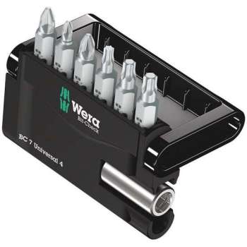 Wera 5135810001 Mini-check 7-delige bitset in cassette