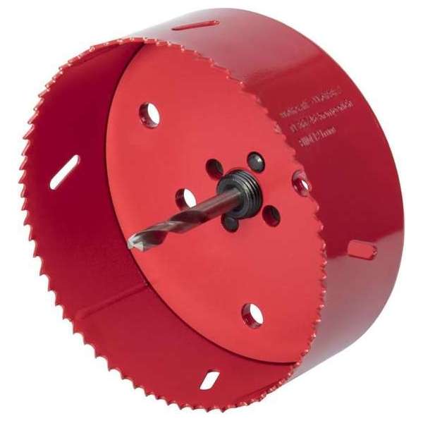 vidaXL Gatenzaag 152 mm bimetaal rood 5498000  VDXL_422082