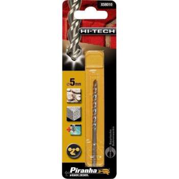 Piranha Hi-Tech bullet boor 5mm met ronde schacht X58010