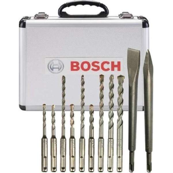 Bosch drill and chisel set SDSPlus 11pcs. in Case