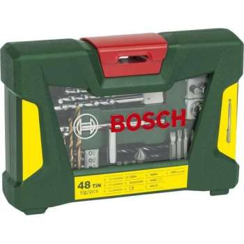 Bosch V-Line Box, boor en bitset - 48-delig, magneetstaaf - VE 6 delig