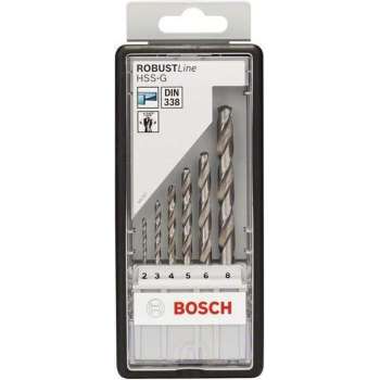 Bosch 6-delige metaalborenset HSS-G - 135�