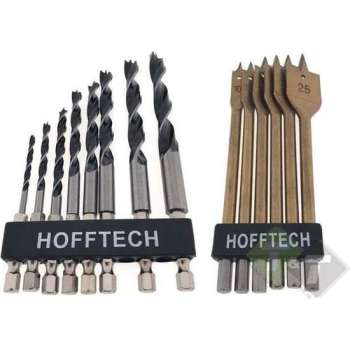 Boorset, Boren set, Speedboren set, 14 dlg, Hofftech