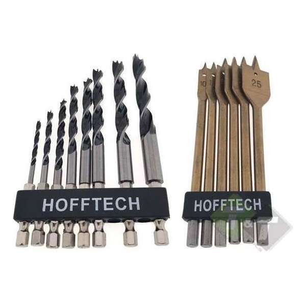 Boorset, Boren set, Speedboren set, 14 dlg, Hofftech