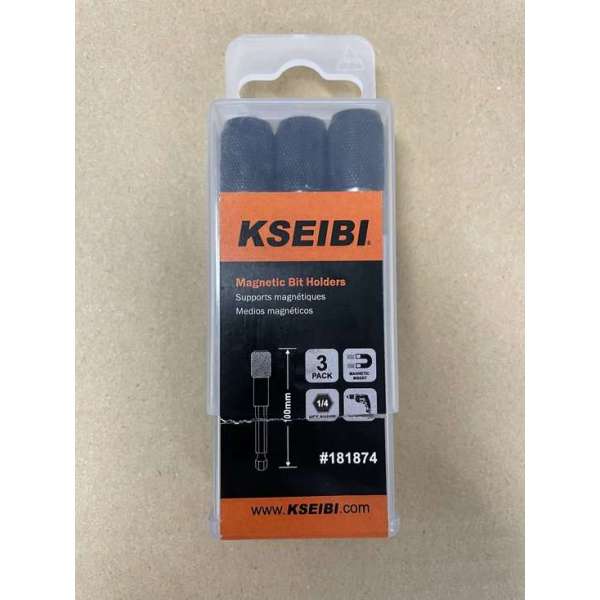 Kseibi - Professionele Magnetische Bithouders - 100mm - set van 3 stuks