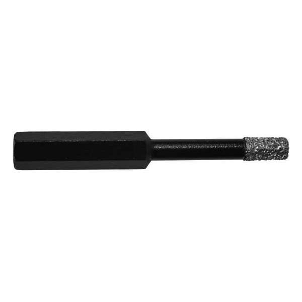 Tegelboor 8mm droog - BlackPower - HEX