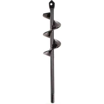 WiseGoods Bloembollen Grondboor - Bollenplanter met Steel - Bollenpoter - Boormachine Bit - Tuin Spiraalboor - 4 x 22 cm