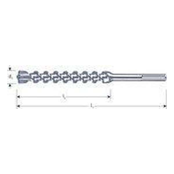 Steenboor, Betonboor, SDS-plus hamerboor 4-snijder  8 mm x 100/50 mm-werklengte premium