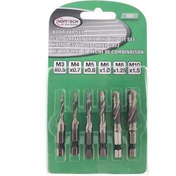 Hofftech Boor tap set 6 delig