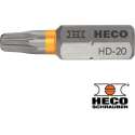 HECO-Drive schroefbit TORX TX-20 Oranje 10 stuks lengte 25 mm