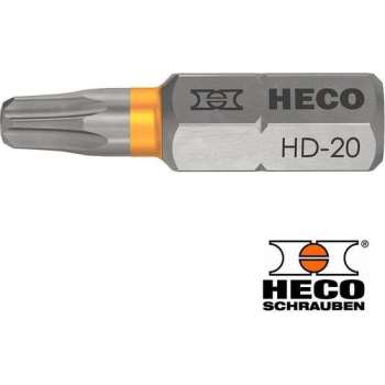 HECO-Drive schroefbit TORX TX-20 Oranje 10 stuks lengte 25 mm