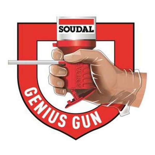 Soudal purschuim Comfort met Genius Gun (600ml)