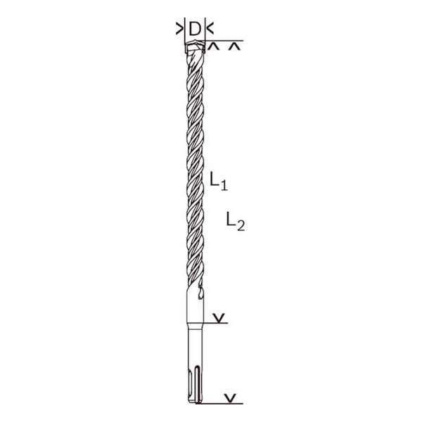 Bosch - Hamerboren SDS-plus-5 8 x 550 x 615 mm