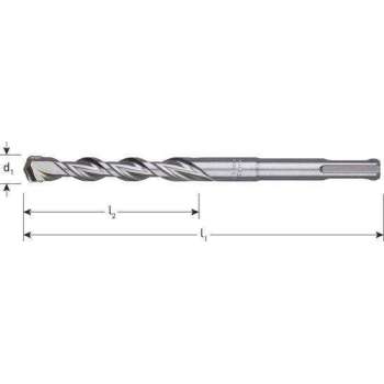 Steenboor, Betonboor, SDS-plus hamerboor 2-snijder  8,0 mm x 250 mm-werklengte