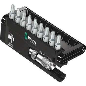 WERA Bit-Check 10 Drywall 1 bit-assortiment