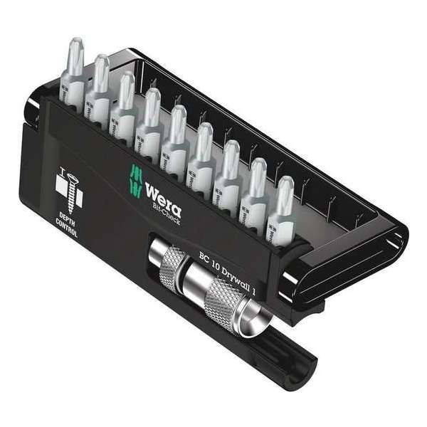 WERA Bit-Check 10 Drywall 1 bit-assortiment