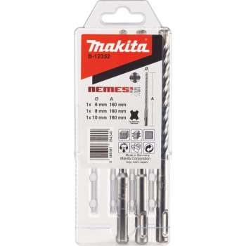 Makita B-12332 / B-59075 SDS-Plus 3 delige Betonborenset