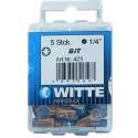 Witte Bit torx 30 5 stuks