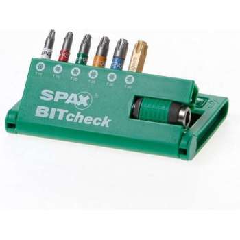 Spax Bitcheckset T-star+bithouder