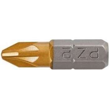 Graphite Bit Pz2, 25mm, S2 Tin, 2 Op Een Blister