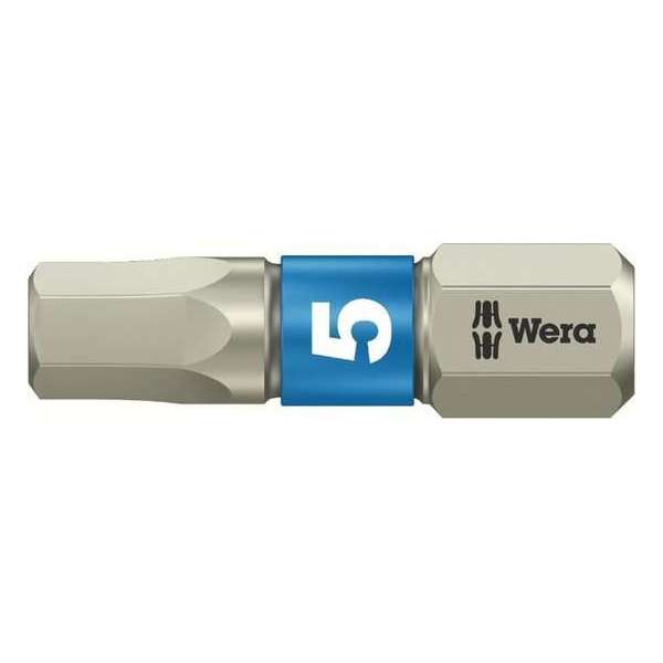 Wera 05071070001 1/4" RVS Inbus Bit - 1.5 x 25mm