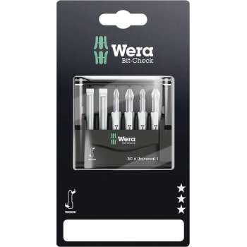 WERA Bit-Check 6 Universal 1 SB