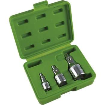 JBM Tools | SET VAN 6 MAGNETIC ADAPTORS MATEN: 1/4", 3/8", 1/2"