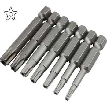 Bitset 7x Pentacle bitjes voor LMM LuchtMassaMeter Star Torx 5-punts / HaverCo