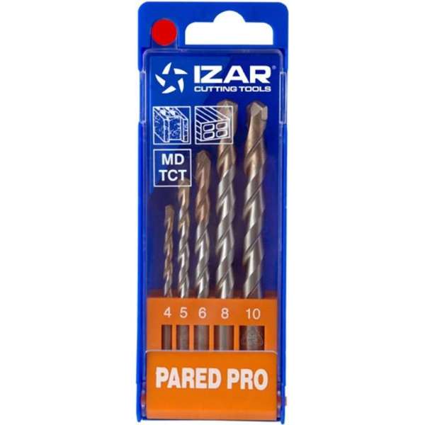 IZAR TOOL 4-delige professionele betonboren set SDS Plus / cassette - 5-10mm