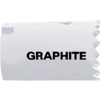 Graphite Gatenboor 27x38mm HSS-Bi-Metaal Voor O.a. Hout Metaal Kunstof En Plastic