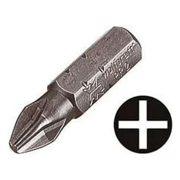 Wolfcraft Phillips Solid Bits - PH 3 - 25 mm - 3 Stuks